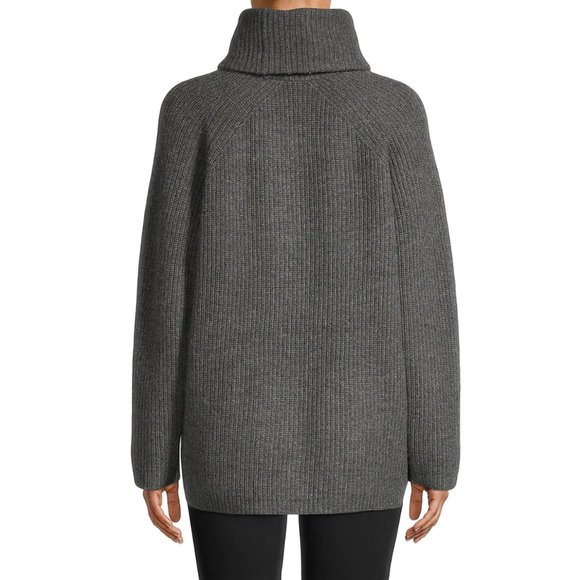 NWT Oversized Wool-Blend Turtleneck - Picture 2 of 2